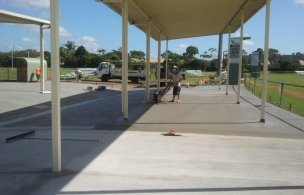 6. Maroochy Afl Spectator Area finishing